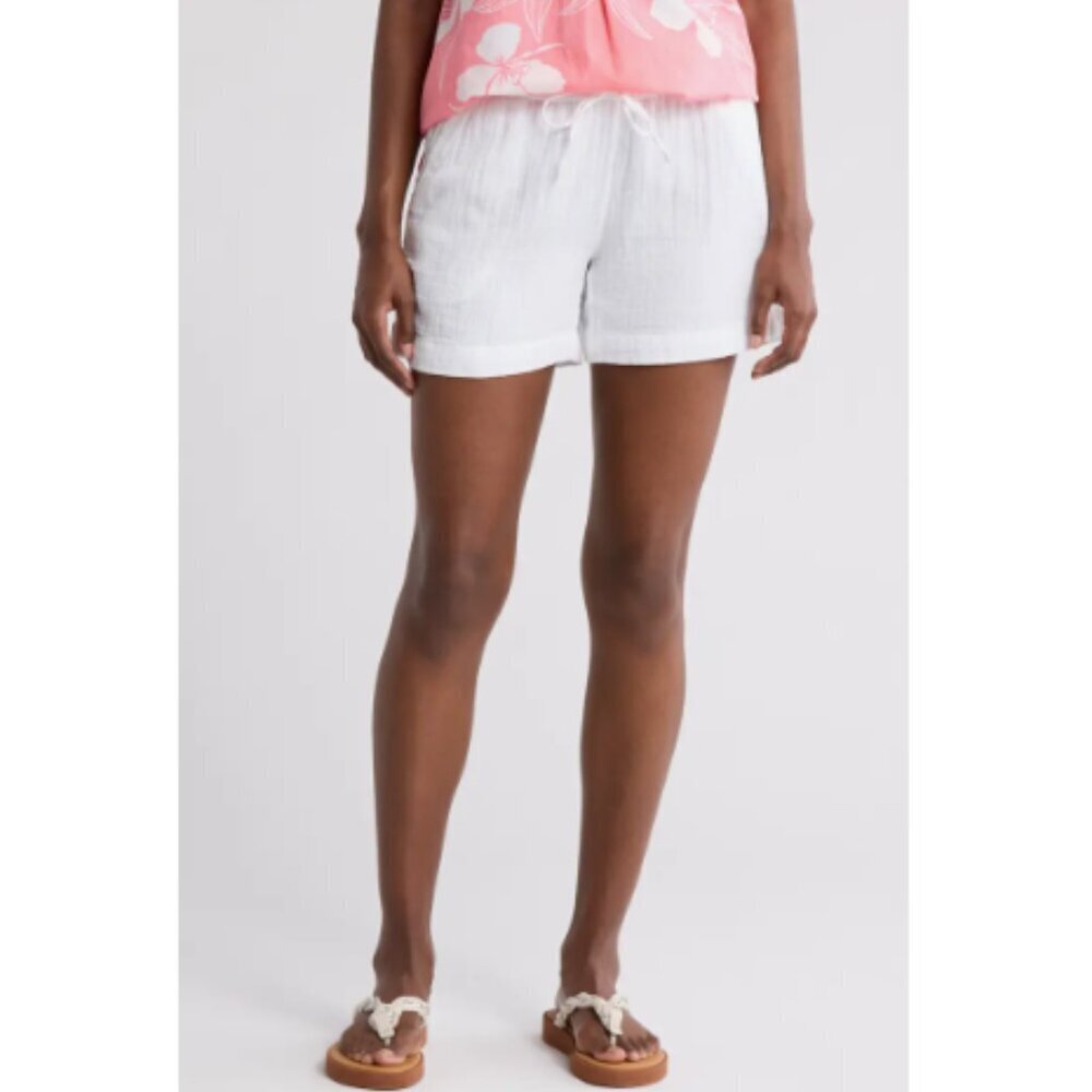Tommy Bahama Shorts Women's Size S White Coral Isle Easy